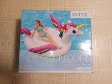 Brand New Unopened INTEX Mega Unicorn Island Inflatable Pool Float large 9x6x5