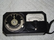 WESTON PHOTRONIC EXPOSURE METER MODEL 650 NO., IN LEATHER CASE, WORKS