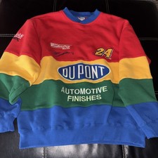 Jeff Gordon Dupont Vintage NASCAR Sweater - size large