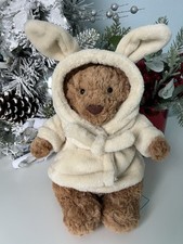 Jellycat Bathrobe Bartholomew Bear BNWT - Cute Face