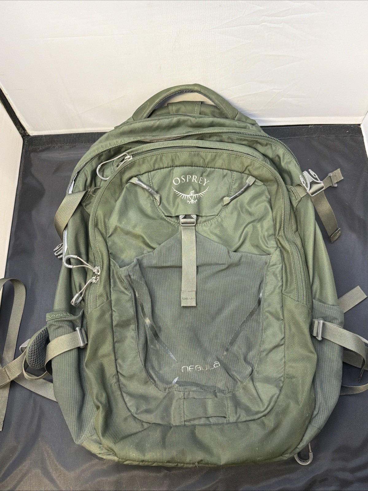 Osprey Nebula 34L Commuter Laptop Backpack Green Luggage Bag