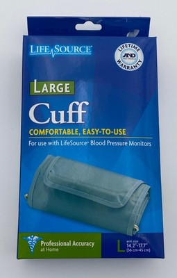 Life Source Blood Pressure Replacement Cuff Size Large 14.2 -17.7  Arm Size