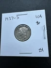 1937 S  Mercury Dime circulated 90% Silver Key Better Date