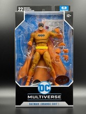 DC Multiverse Mcfarlane BATMAN ORANGE SUIT Red Platinum Edition CHASE