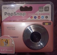 VIVITAR POPSNAP DIGITAL CAMERA 1080 HD 44MP 16X ZOOM PINK BRAND NEW FREEE SHIP