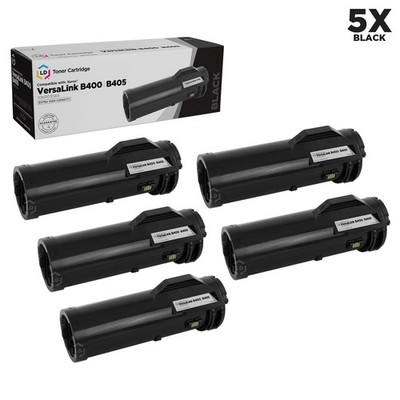 LD Compatible Xerox 106R03584 Extra HY Black Toner 5PK for VersaLink B400/B405