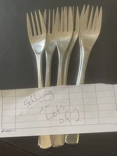 WMF Cromargan DOMUS-BRASILIA Stainless Flatware Spain 7” Salad Forks Sets of 2