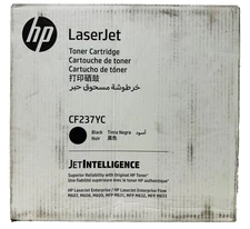 New Genuine HP CF237YC Black Toner Cartridge Box LaserJet Enterprise M607