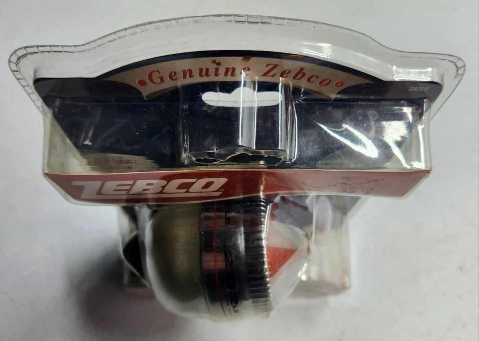 Carrete de pesca Zebco 202 vintage en embalaje original nuevo de stock Foto 3 de 4