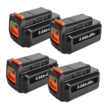 PACK 40 Volt for Black and Decker 40V 5.0Ah Max Lithium Battery LBXR2036 LBXR36