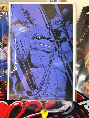 TMNT 1 NYCC DUSTIN NGUYEN LEONARDO VIRGIN VARIANT (2023, IDW) SIGNED w/COA