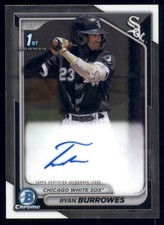 2024 Bowman #CPA-RBU Ryan Burrowes Chrome Prospect Autographs