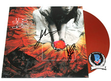 GOO GOO DOLLS BAND SIGNED GUTTERFLOWER ALBUM VINYL RECORD BECKETT COA JOHNNY x2