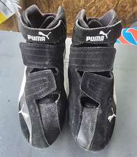 PUMA Herren Sneaker Mid Top Schwarz/Weiß Klettverschluss EU 42