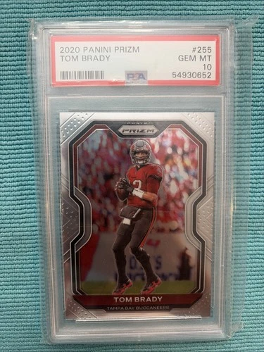 2020 Tom Brady Prizm Base (#255) PSA 10