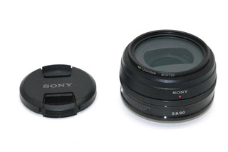 Sony SEL20F28 20mm F/2.8 Wide Angle Lens Black