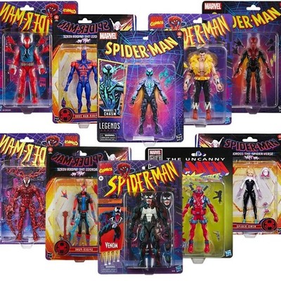 2026 Figur Spielzeug Spider-Man Legends Retro Serie 6 Zoll Symbiote schwarzer Anzug AAAAA