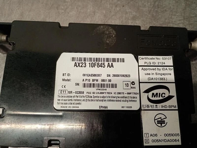 AX2310F845AA modulo elettronico per LAND ROVER FREELANDER 2 (L359) 2006 5646418 - Immagine 4 di 4