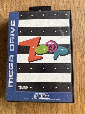 Vintage Sega Megadrive Mega Drive Spiel Unbespielt Zoop Französisch SECAM System
