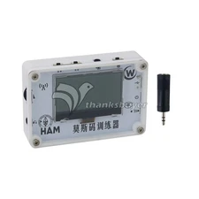 Mini Portable Morse Code Trainer Automatic CW Key with 2.3-in LCD Screen