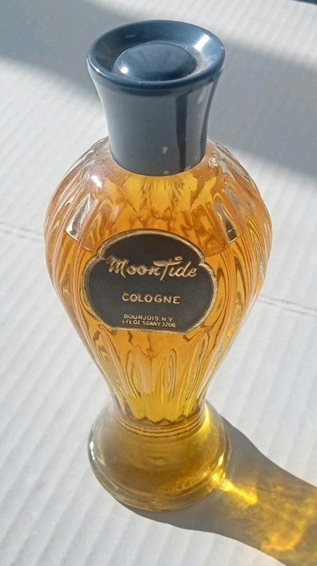 Vintage Bourjois Moontide Cologne splash 4 oz 