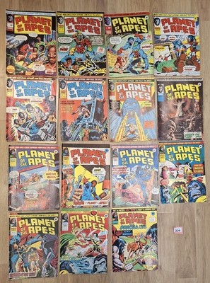 PLANET OF THE APES COMIC, 15 odd Issues, 1974/76. #4 to 94. List below. (R220)