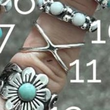 Sterling Silver Criss Cross Ring Size 7