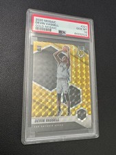 🔥/10 PSA 10 2020 MOSAIC DEVIN VASSELL GOLD MOSAIC #221💎