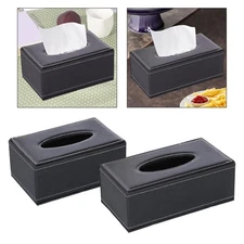 Tissue Box Cover Organizer Toilet Paper Box for Living Room Restaurant Hotel