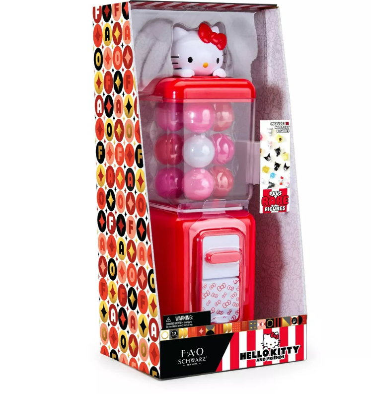 FAO Schwarz Hello Kitty Sanrio Toy Vending Machine Throwback Play
