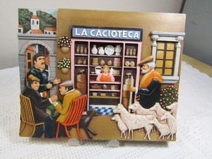 1999 Reco 3D Shops with a View La Cacioteca Based on Guy Buffet Art Works