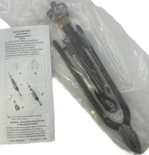 8-3/8" Proto J190 Automatic Safety Wire Twist Plier - Flat Top Jaw, Black Oxide