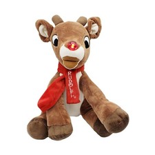 Rudolph The Rednosed Reindeer Plush Light Up Singing 12" Christmas Video Dan Dee