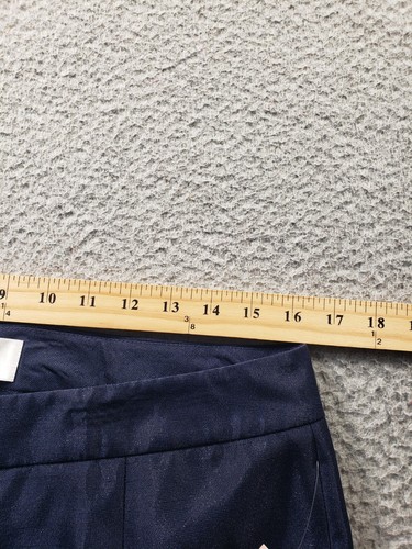 Le Suit Blazer Pants Set Women's 10 Blue One Button Jacket Professional Stretch - Picture 14 of 20