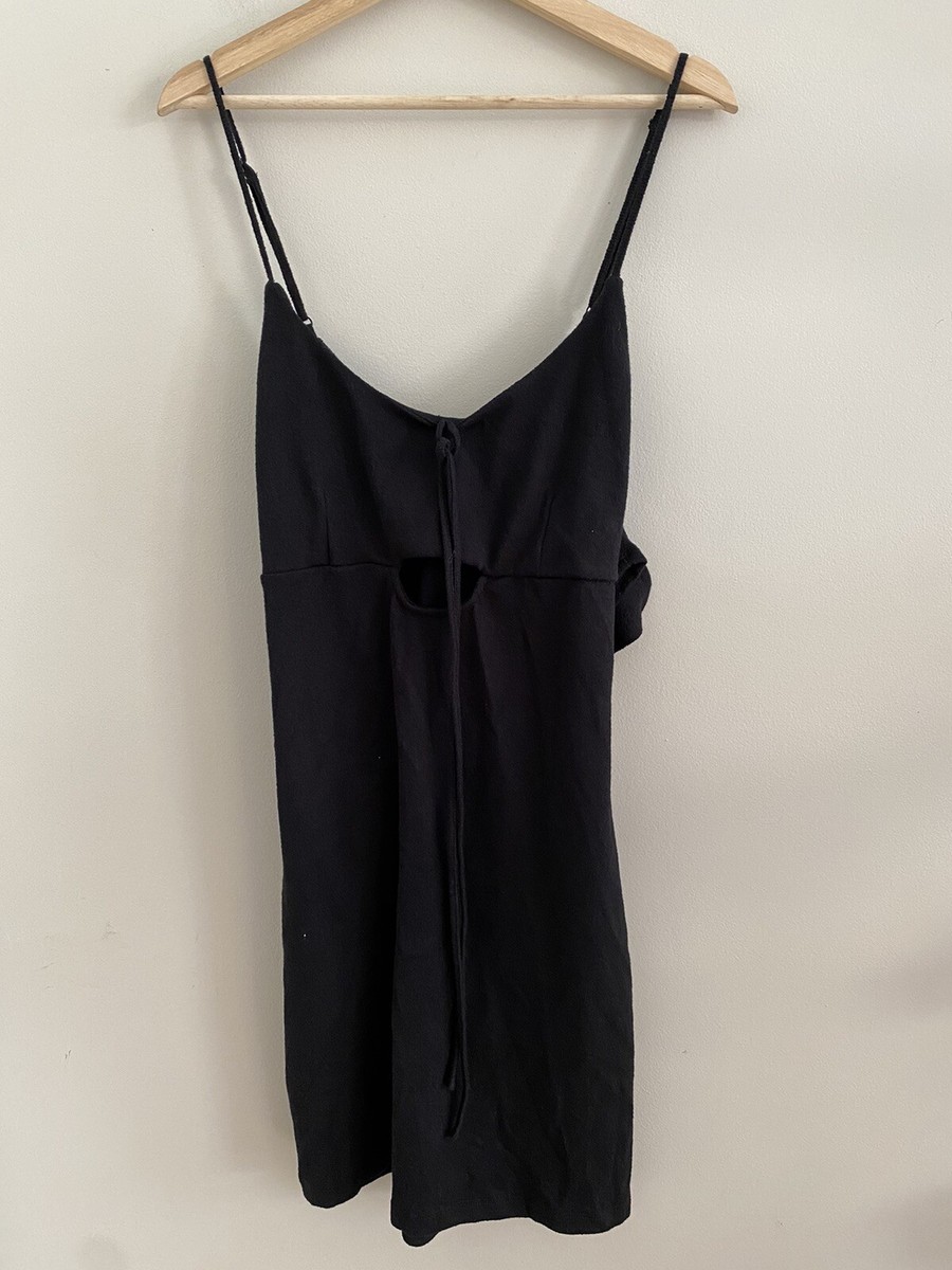 anthropologie black knit dress Dionne Long Sleeve Maxi Dress Black