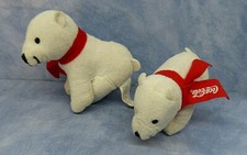 19199. Eisb&auml;r  Pl&uuml;schtier Coca Cola  11 cm  2 St&uuml;ck