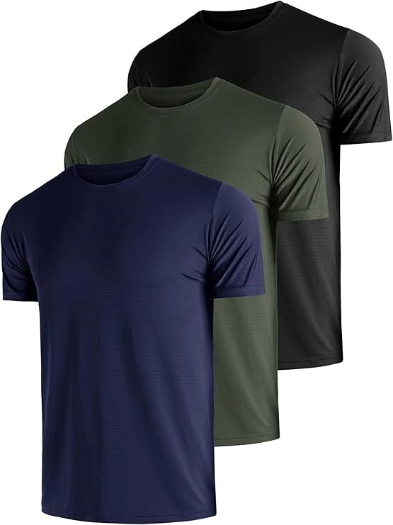 3 Pack Men's Dry Fit Shirts, Moisture Wicking, UPF 50+ Sun protecrion Shirts 2XL
Opens in a new wind