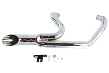Wyatt Gatling Butte Exhaust System Chrome fits Harley Davidson