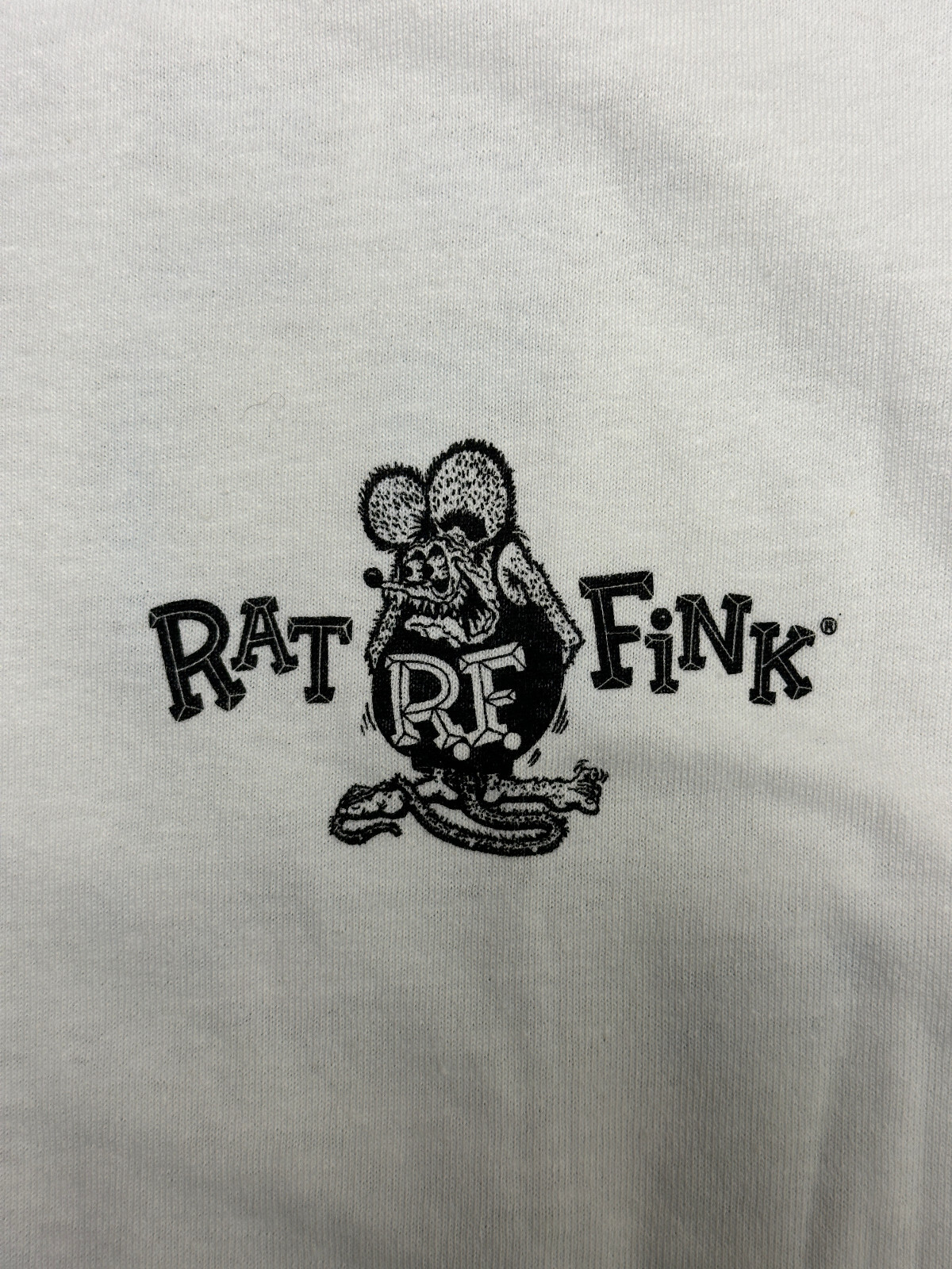 Men's Ed Big Daddy Roth Rat Fink Bad Chevy Monster White Cotton T-Shirt M-3XL