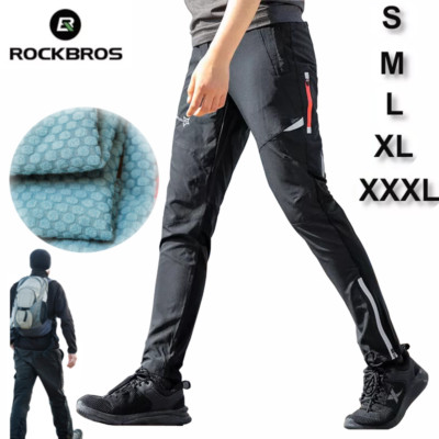 Rockbros Fahrradhose Radhose Herren Laufhose Winddicht S/ M/ L/ XL/ XXXL Schwarz