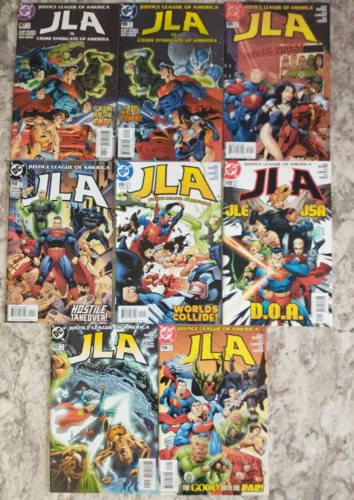 JLA #107-114 Crime Syndicate Rules Full Arc 1st Print VF/NM  DC Comics 1997
