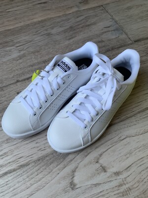 New Adidas Cloudfoam Advantage Clean White W Size US 7 - AW4323