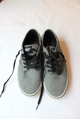 Vans Authentic Shoe Pewter. US Men 8.0 500714  Black New w/out box 