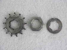 1972 Suzuki TS90 13-tooth Primary Drive Sprocket, Lock Washer, & Nut
