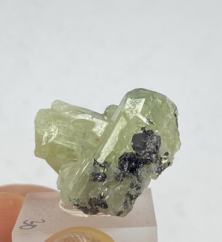 DIOPSID Kristall (6.8gr) Roh Diopside Crystal rough, Merelani Tansania - Picture 3 of 3
