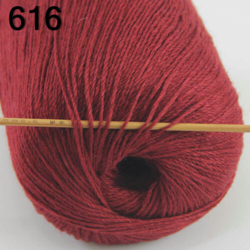 Sale New 50g Ball Super Soft Warm Wool Cashmere Shawls Hand Knit Crochet Yarn - Picture 40 of 52