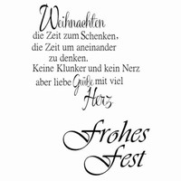 Frohes Fest - Stempel / Clearstamp Von Efco (4511215)