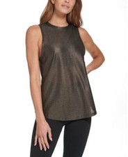 Dkny Sport Womens Honeycomb Mesh Sleeveless T...