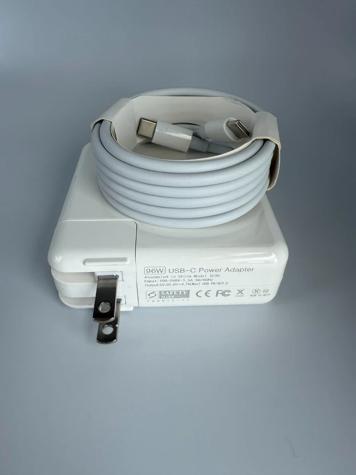 USB-C Charger 61W/96W for MacBook Pro/Air & iPad | Fast PD | Includes Cable - Image 4 of 4