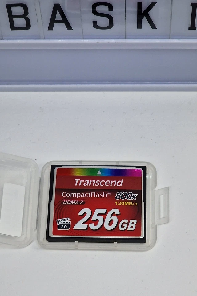📸Transcend 256GB CompactFlash 800 Memory Card, Up to 120/60 MB/s📽 - Image 3 of 3